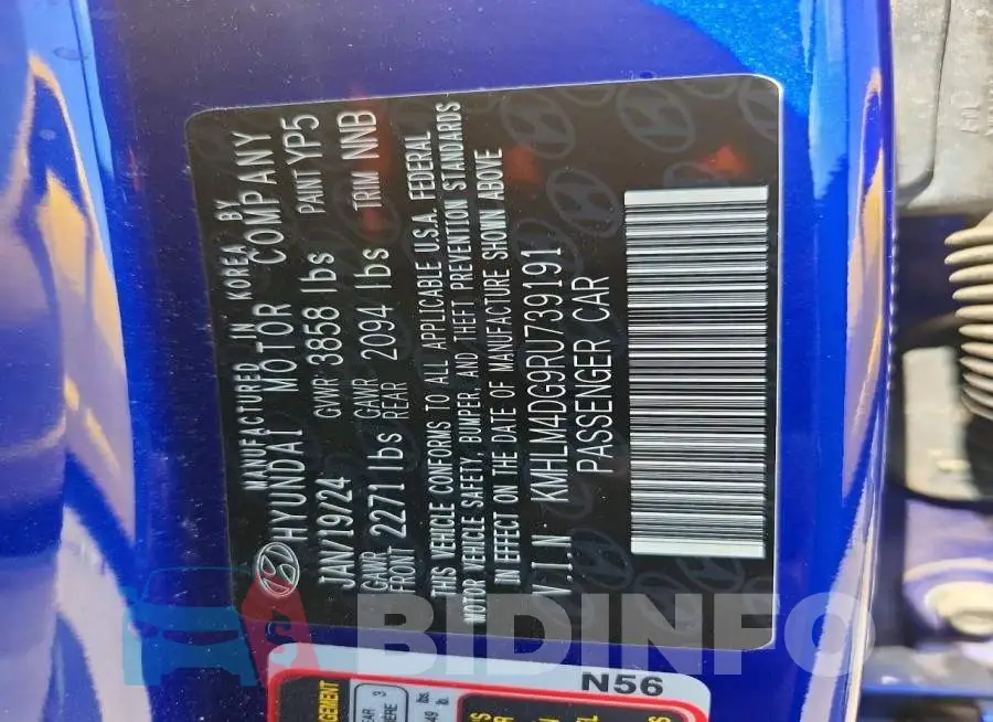KMHLM4DG9RU739191 Photo# 13