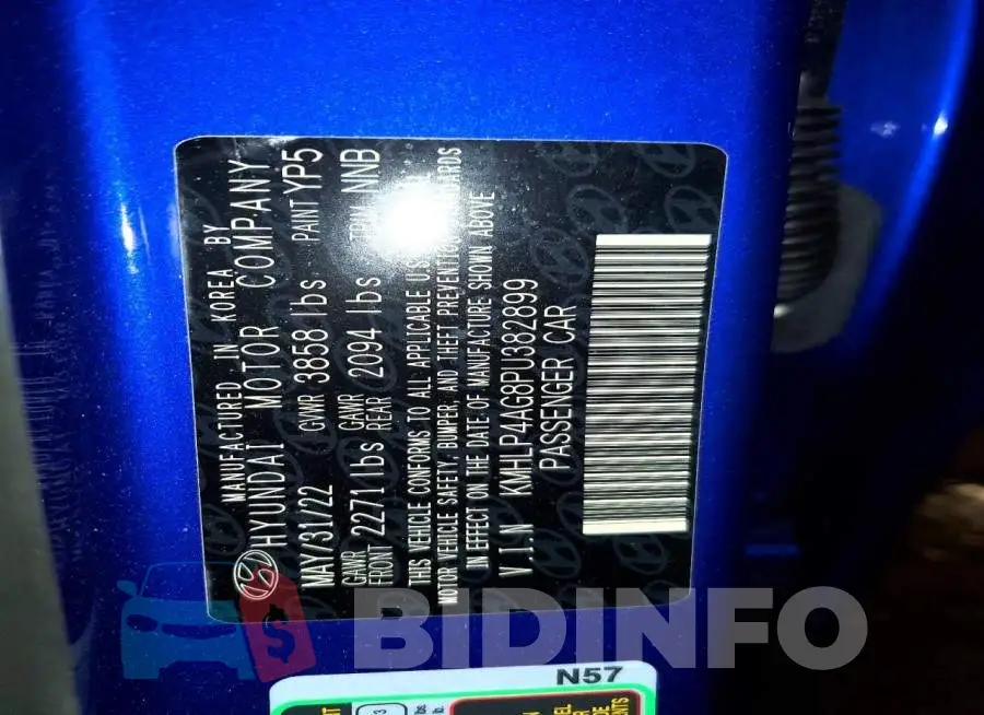 KMHLP4AG8PU382899 Photo# 13