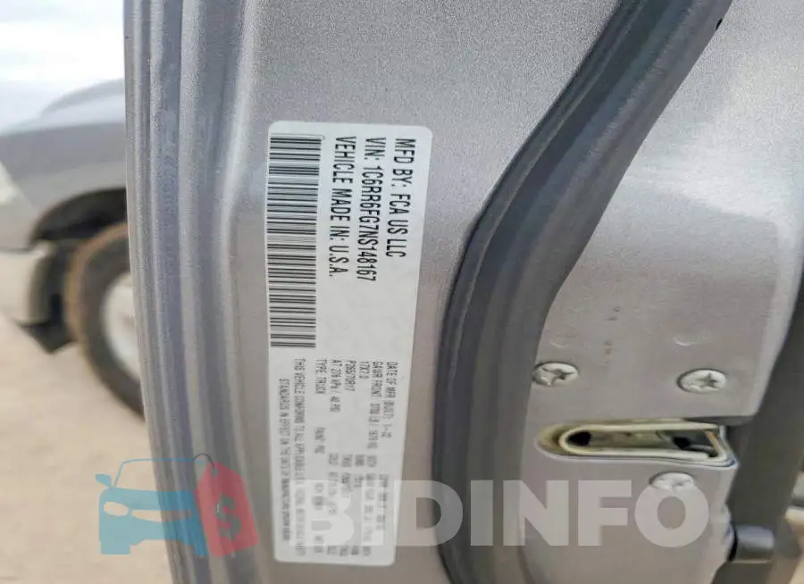 1C6RR6FG7NS148167 Photo# 13