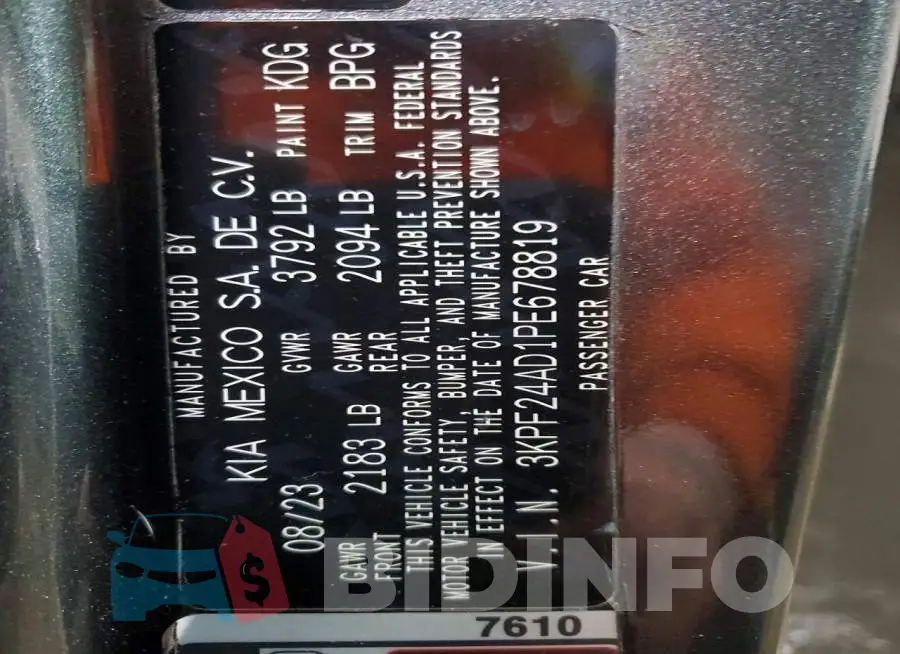 3KPF24AD1PE678819 Photo# 12