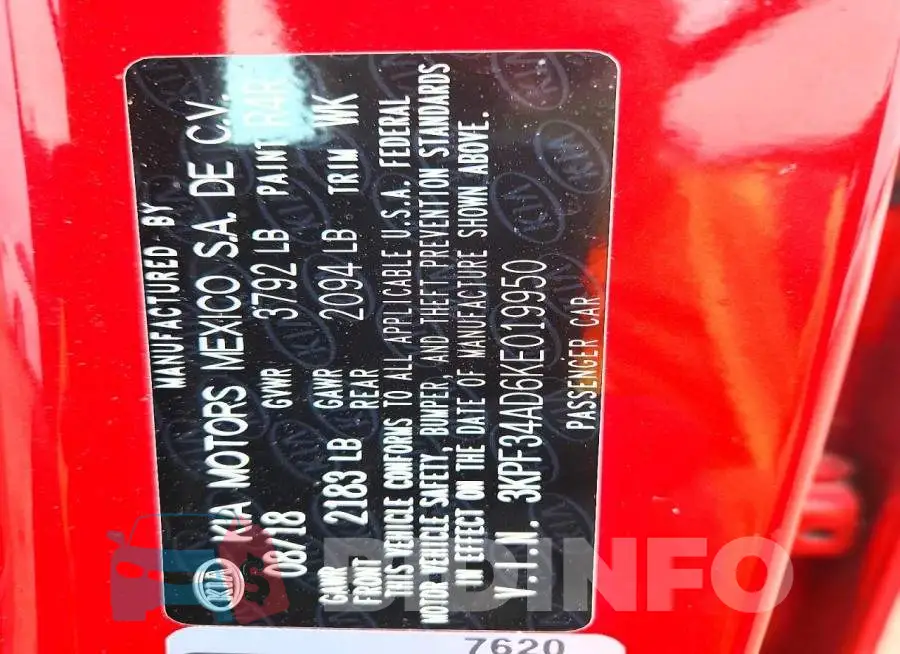 3KPF34AD6KE019950 Photo# 13