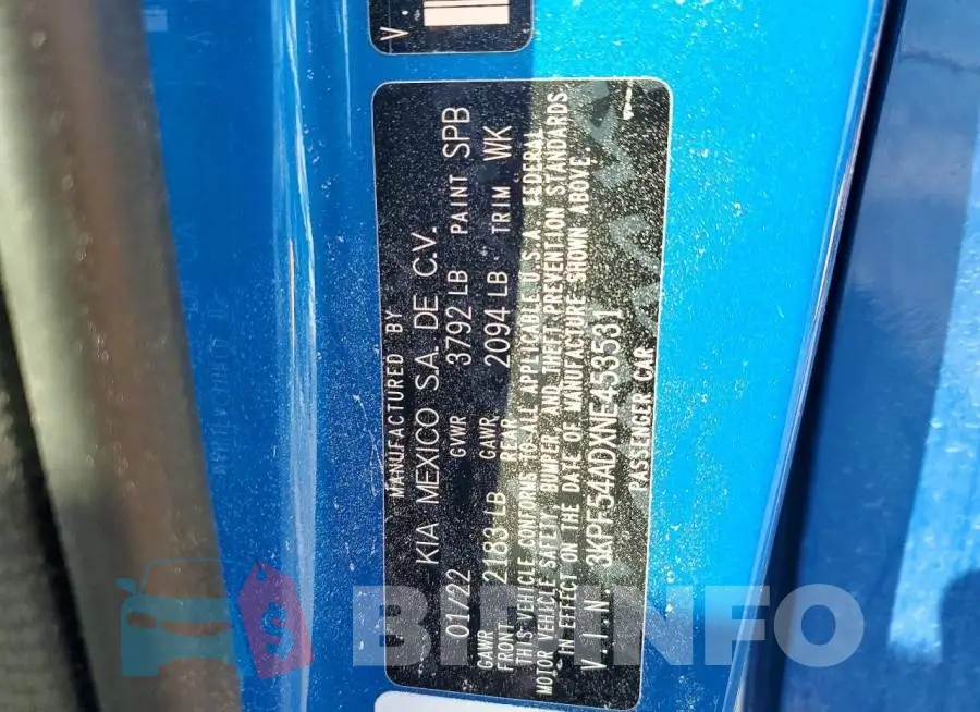 3KPF54ADXNE453531 Photo# 12