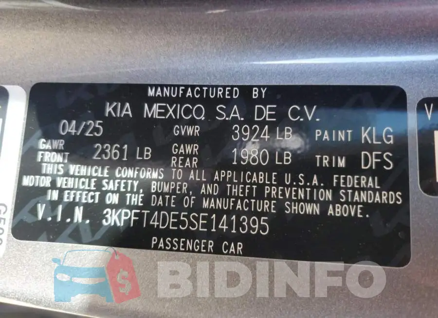 3KPFT4DE5SE141395 Photo# 12
