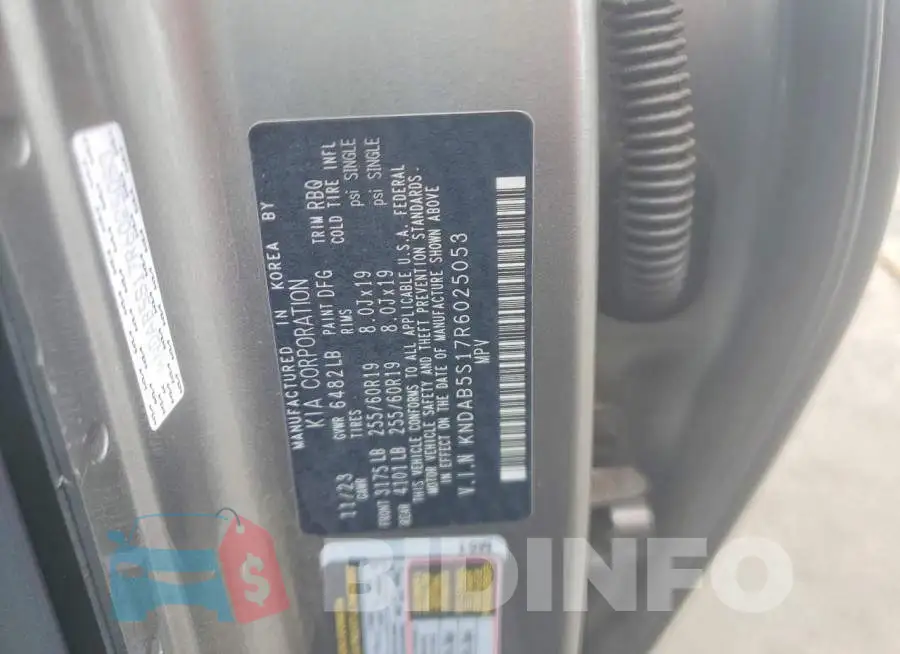KNDAB5S17R6025053 Photo# 12