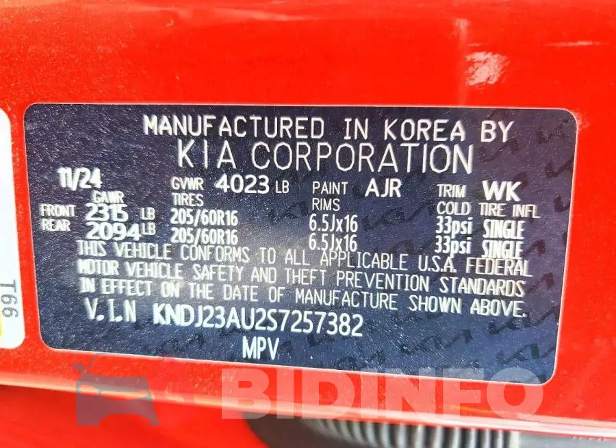 KNDJ23AU2S7257382 Photo# 12