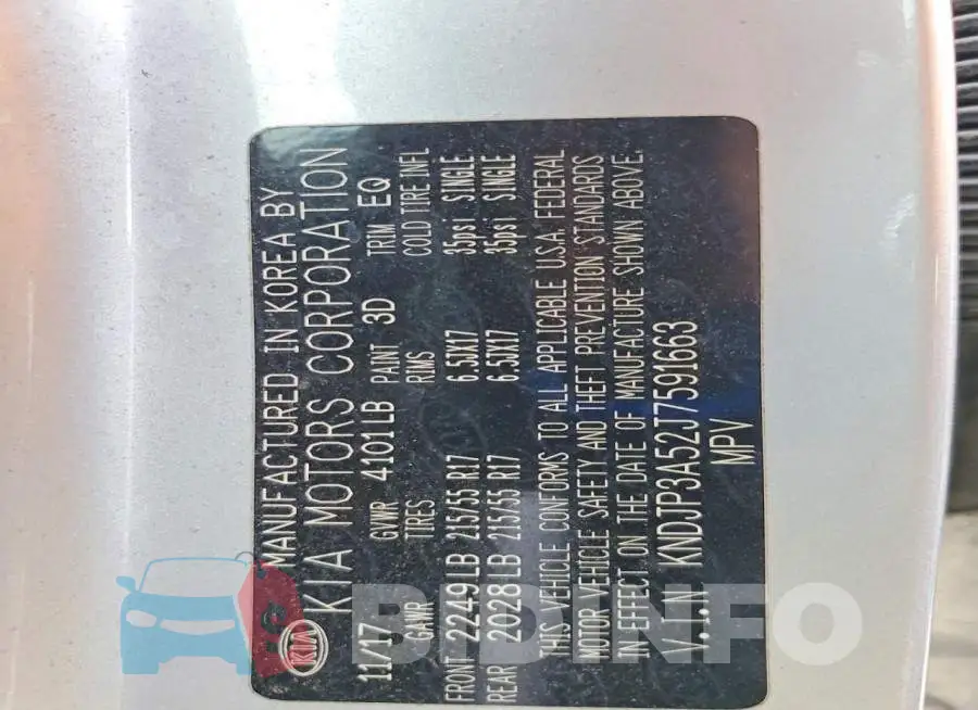 KNDJP3A52J7591663 Photo# 12