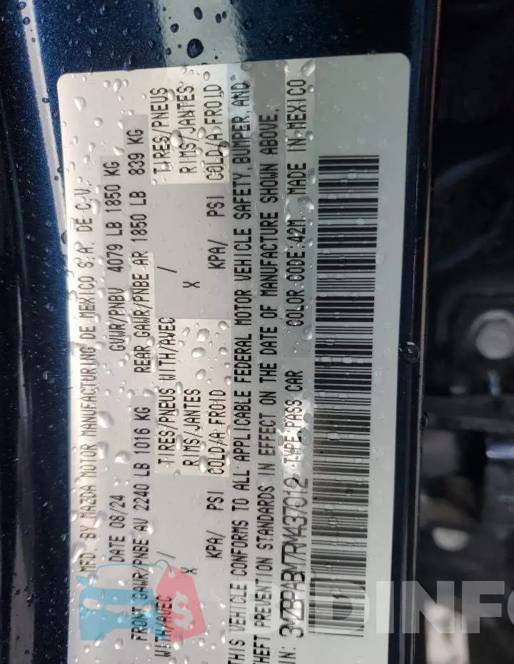 3MZBPABM7RM437012 Photo# 13