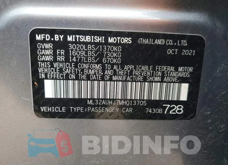 ML32AUHJ7MH013705 Photo# 12