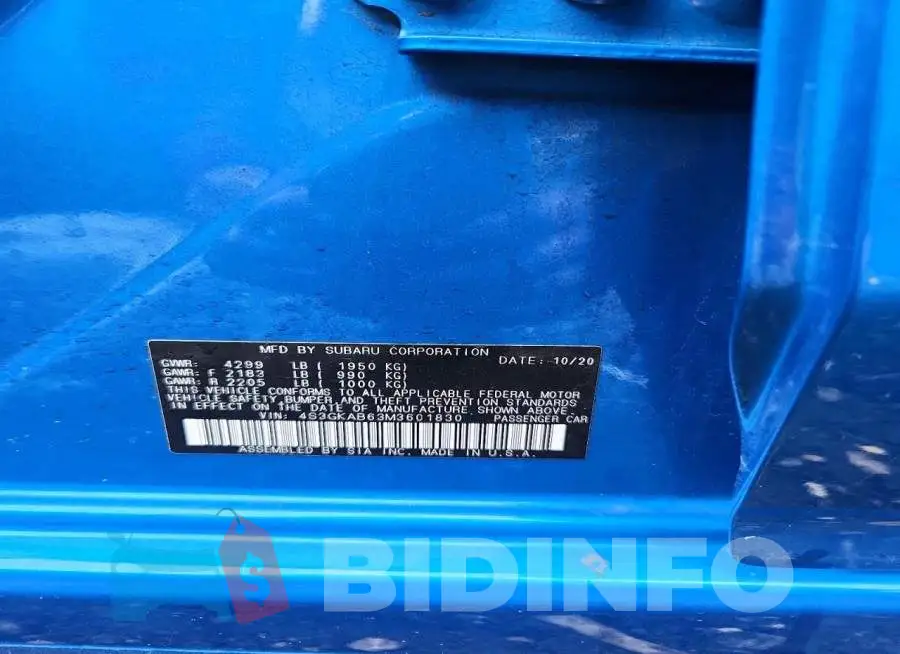 4S3GKAB63M3601830 Photo# 12