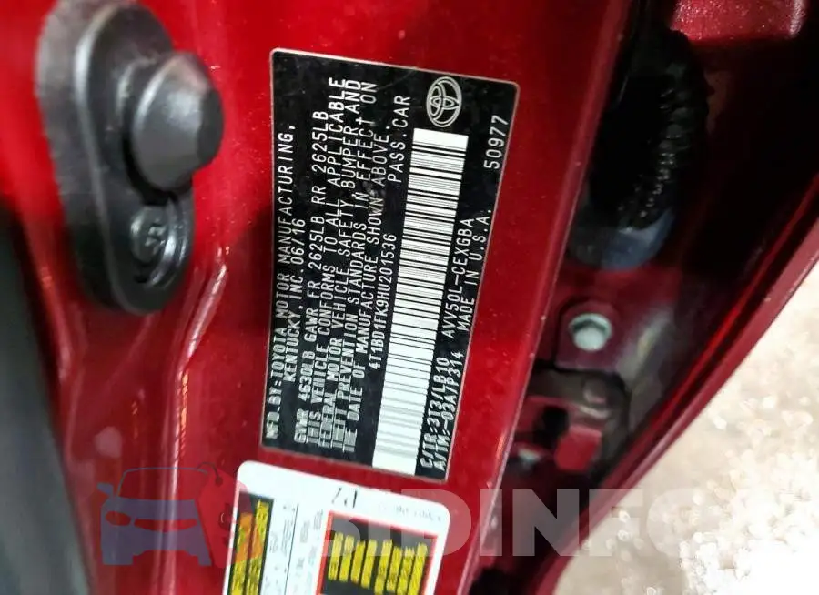 4T1BD1FK9HU201536 Photo# 12
