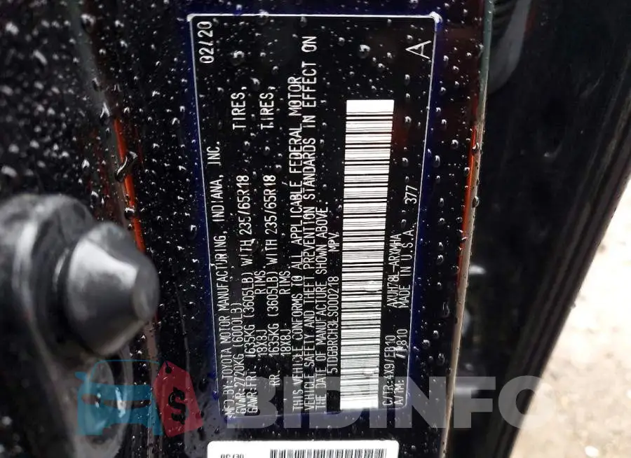 5TDGBRCH3LS000218 Photo# 13