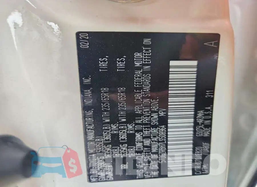 5TDGZRBH7LS508964 Photo# 13