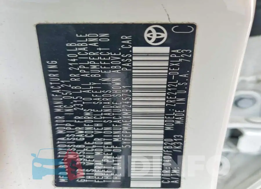 5YFEPMAEXMP245791 Photo# 12