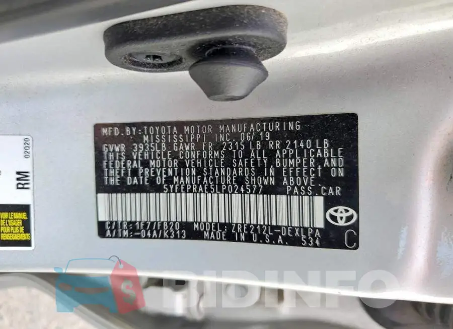 5YFEPRAE5LP024577 Photo# 12