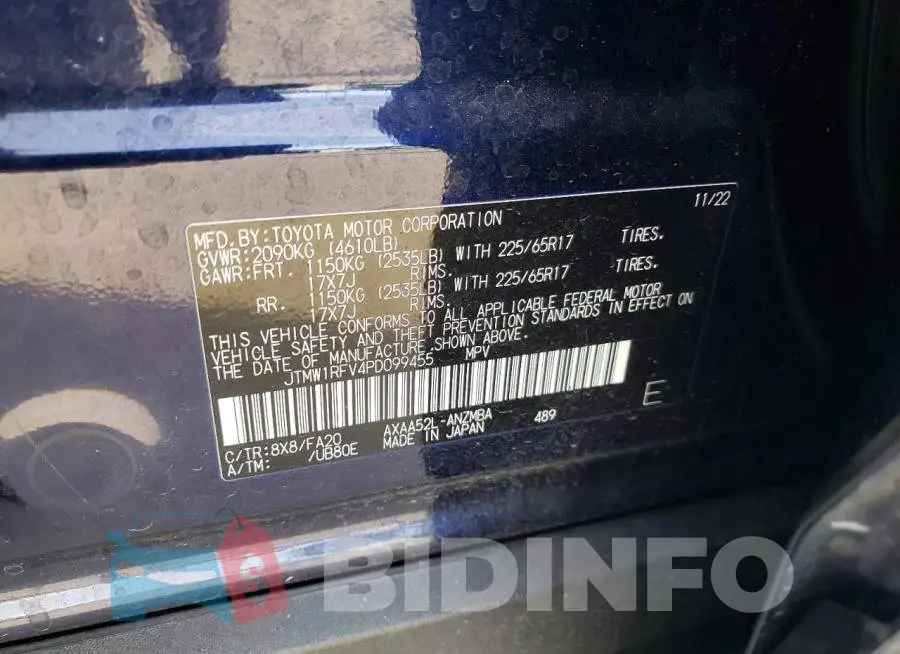 JTMW1RFV4PD099455 Photo# 13