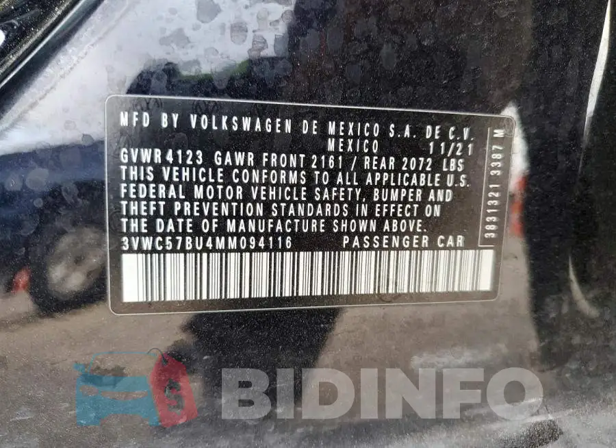 3VWC57BU4MM094116 Photo# 12