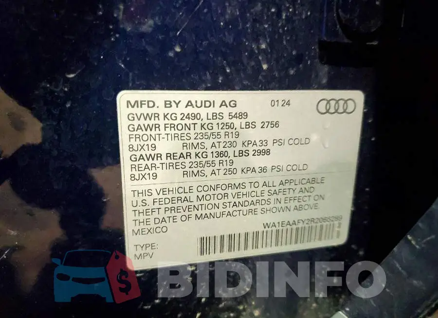WA1EAAFY2R2066289 Photo# 14