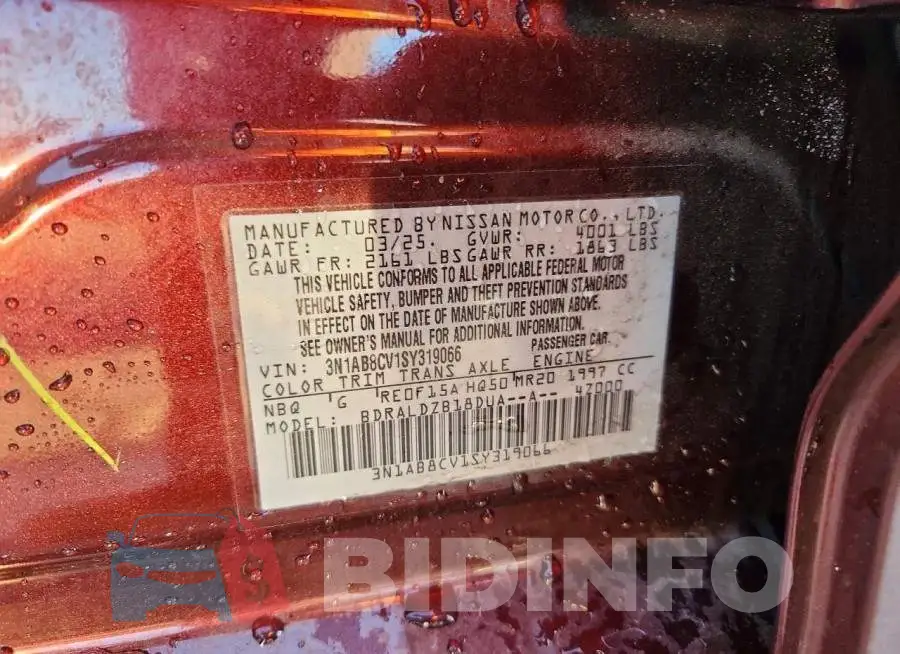 3N1AB8CV1SY319066 Photo# 13