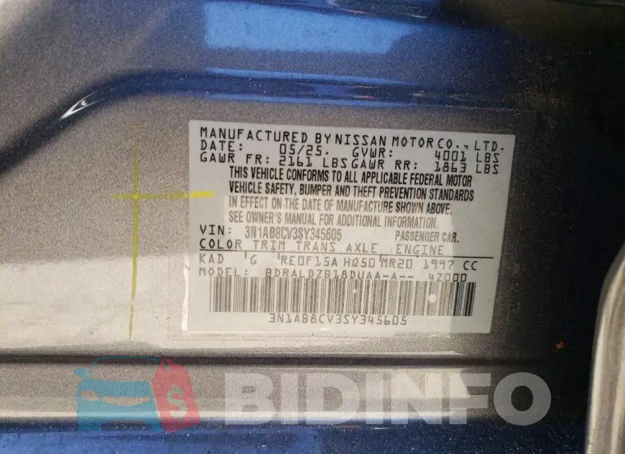 3N1AB8CV3SY345605 Photo# 13