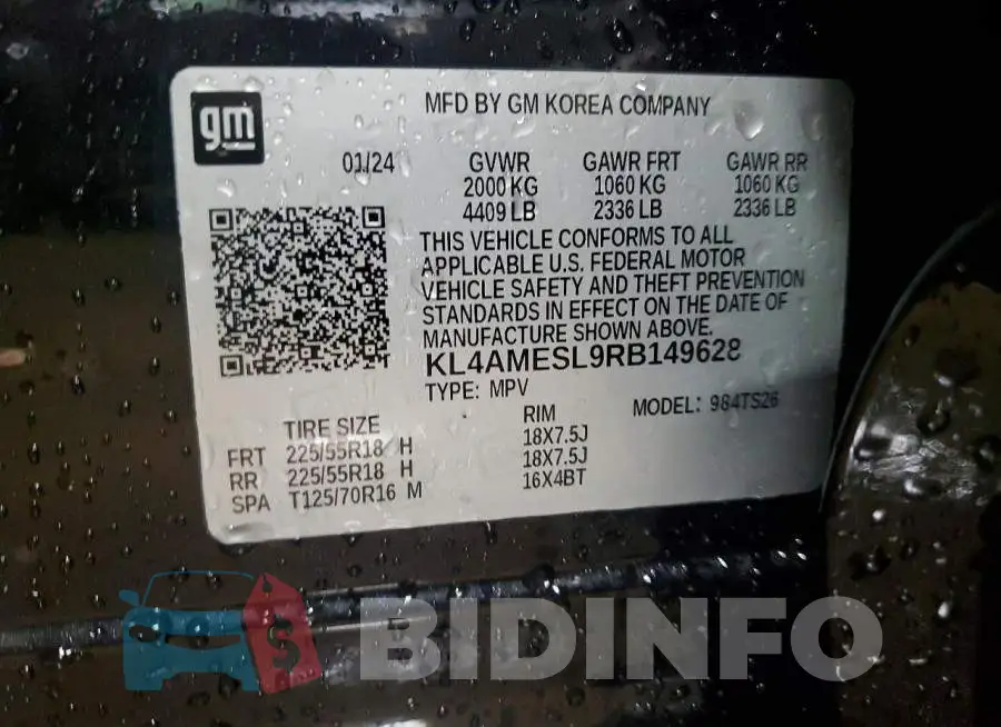 KL4AMESL9RB149628 Photo# 12