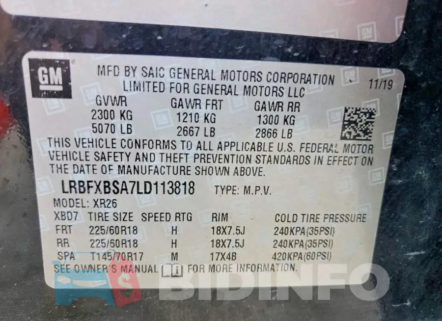 LRBFXBSA7LD113818 Photo# 12