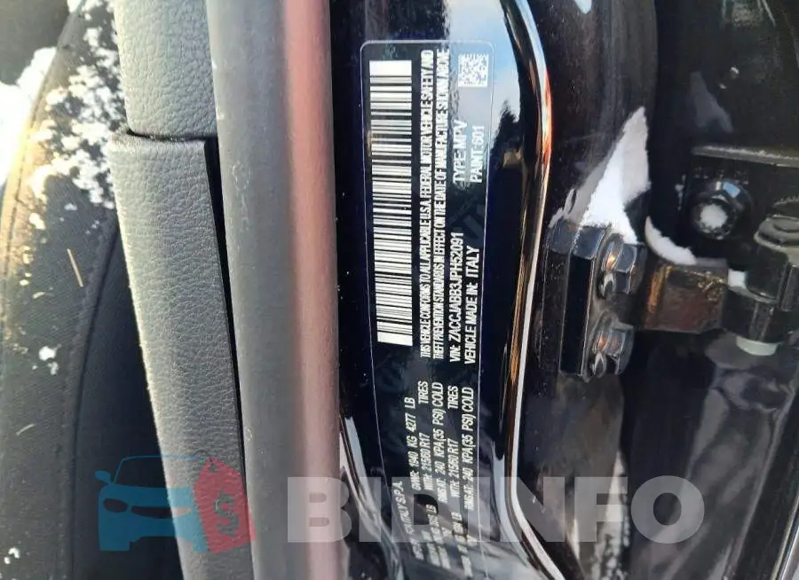 ZACCJABB3JPH52091 Photo# 12
