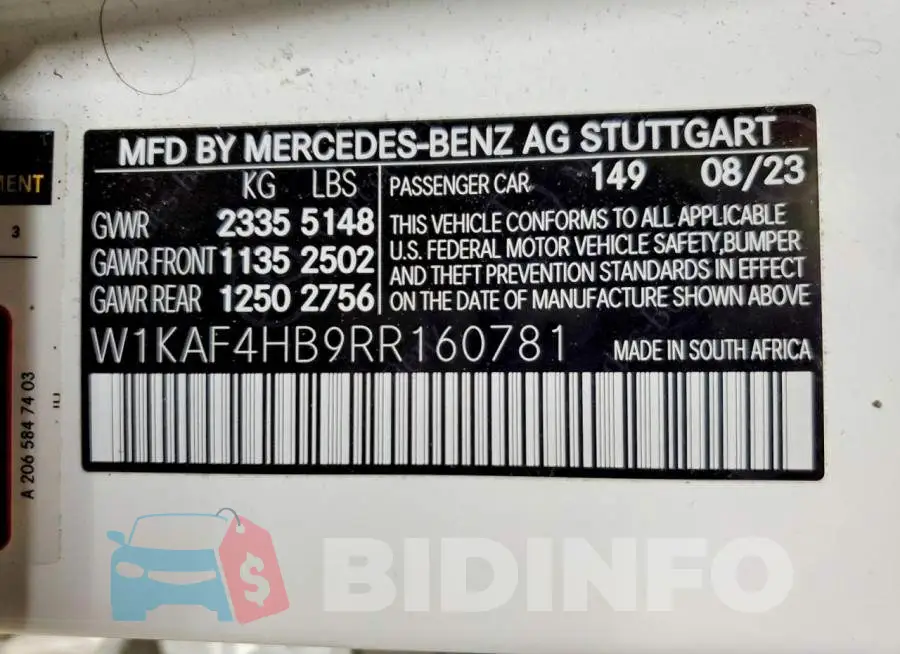 W1KAF4HB9RR160781 Photo# 13