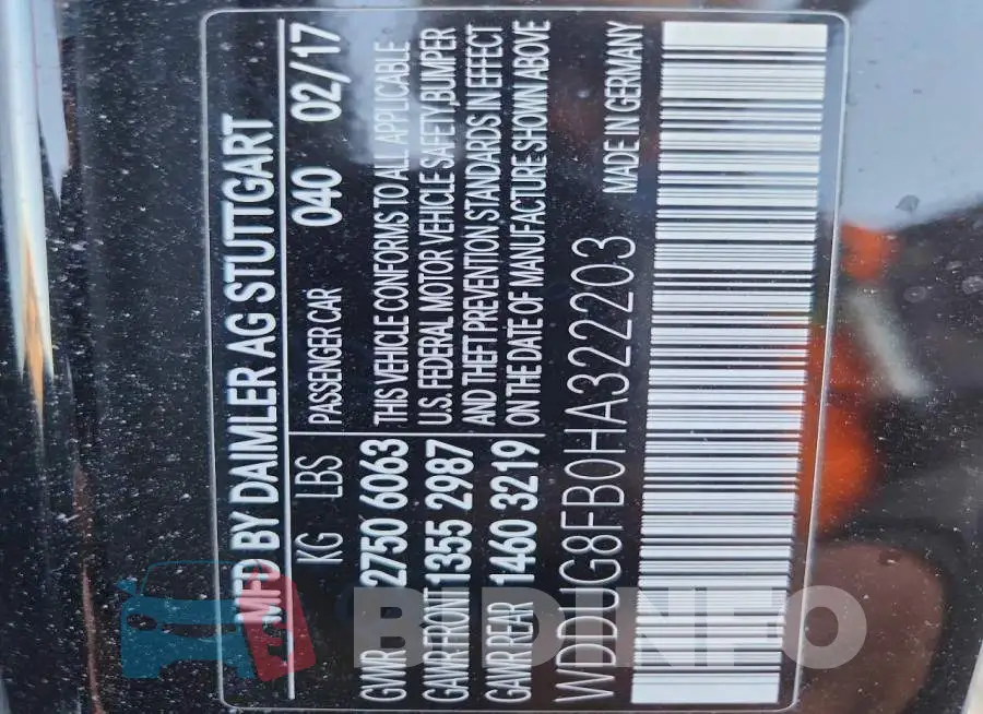WDDUG8FB0HA322203 Photo# 13