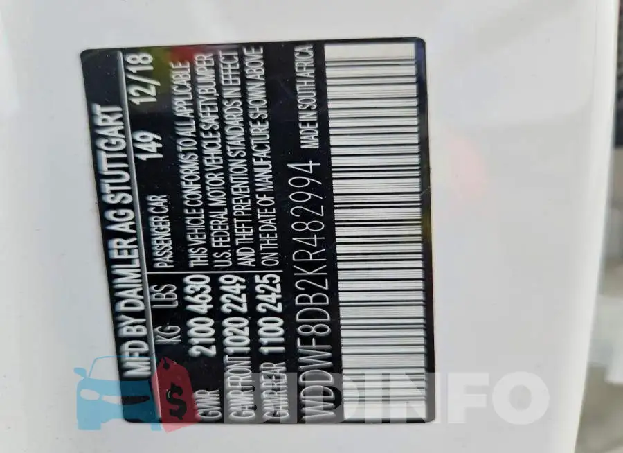 WDDWF8DB2KR482994 Photo# 13