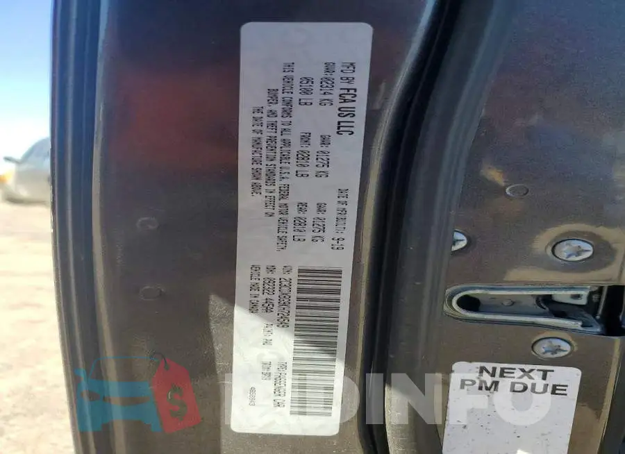 2C3CDXBG9KH724549 Photo# 12