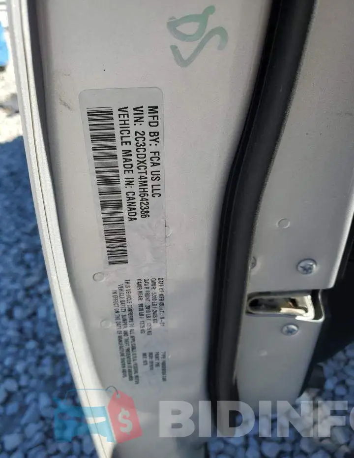 2C3CDXCT4MH642386 Photo# 12
