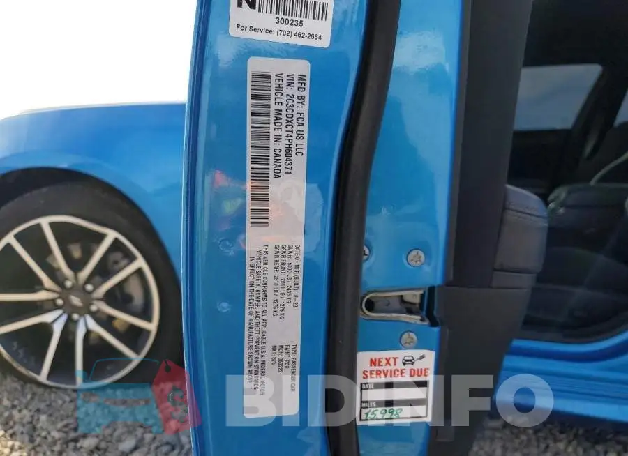 2C3CDXCT4PH604371 Photo# 12