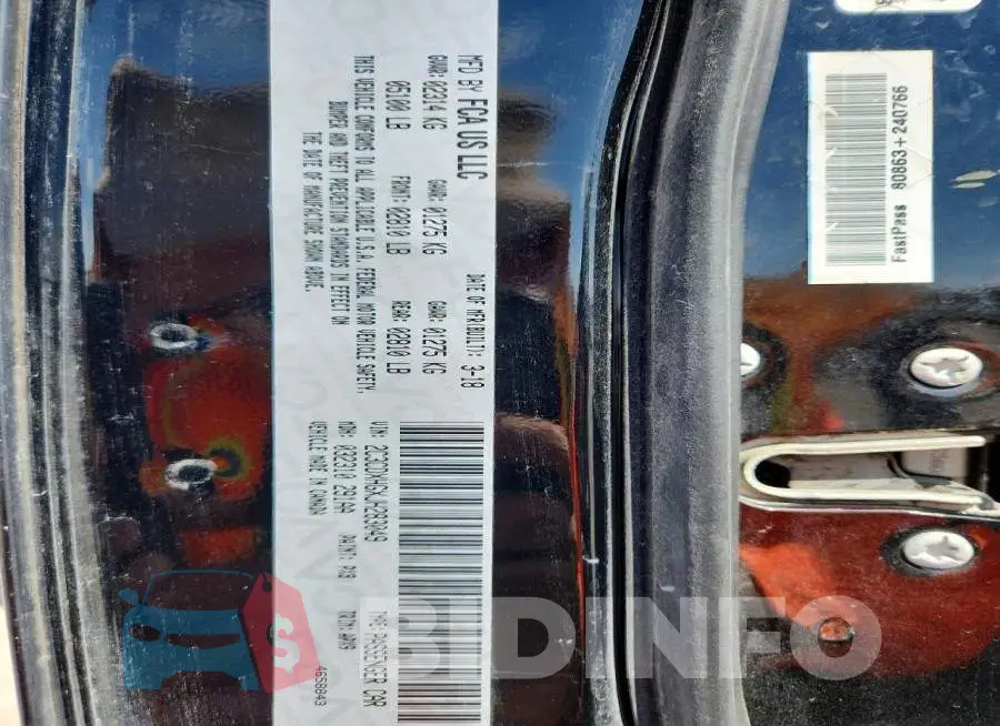 2C3CDXHGXJH283049 Photo# 12