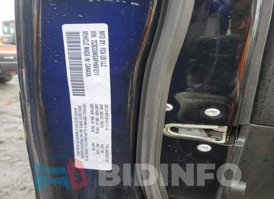 2C3CDXKG4PH691211 Photo# 13