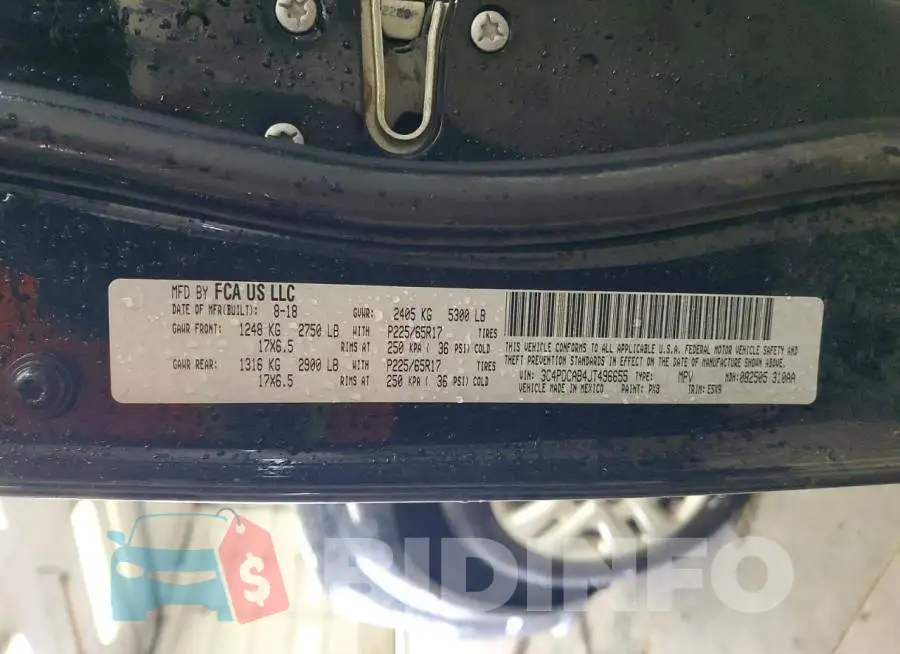 3C4PDCAB4JT496655 Photo# 13