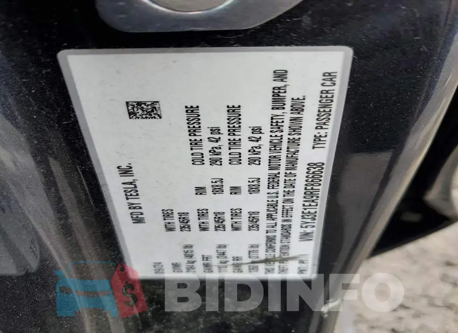 5YJ3E1EA9RF866638 Photo# 12