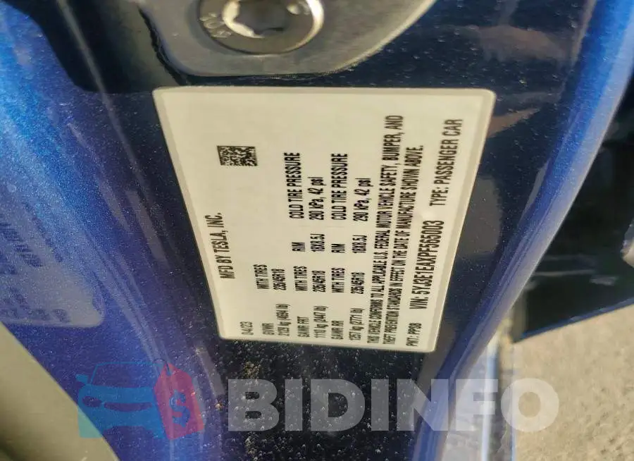 5YJ3E1EAXPF565003 Photo# 13