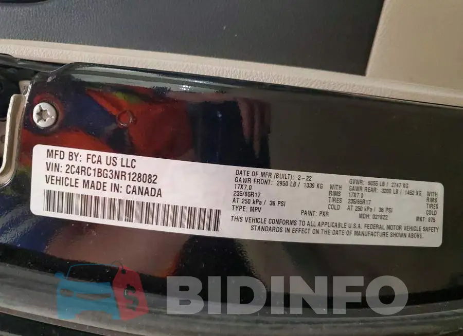 2C4RC1BG3NR128082 Photo# 13
