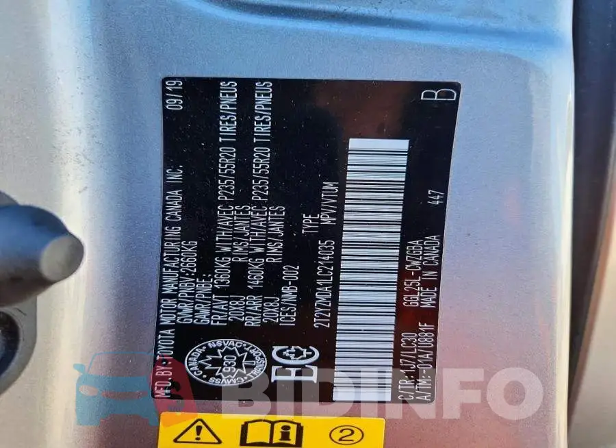 2T2YZMDA1LC214035 Photo# 13