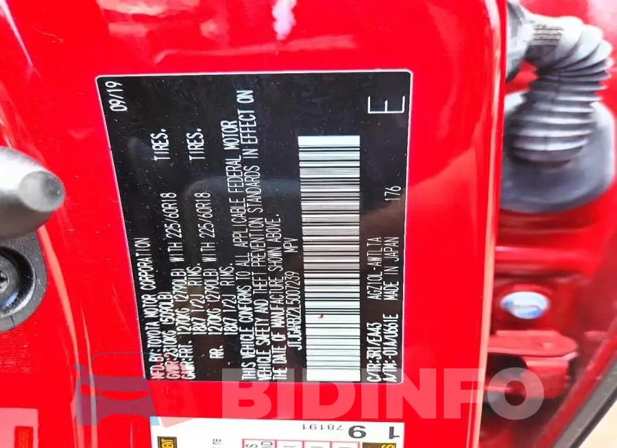 JTJGARBZ2L5007239 Photo# 13