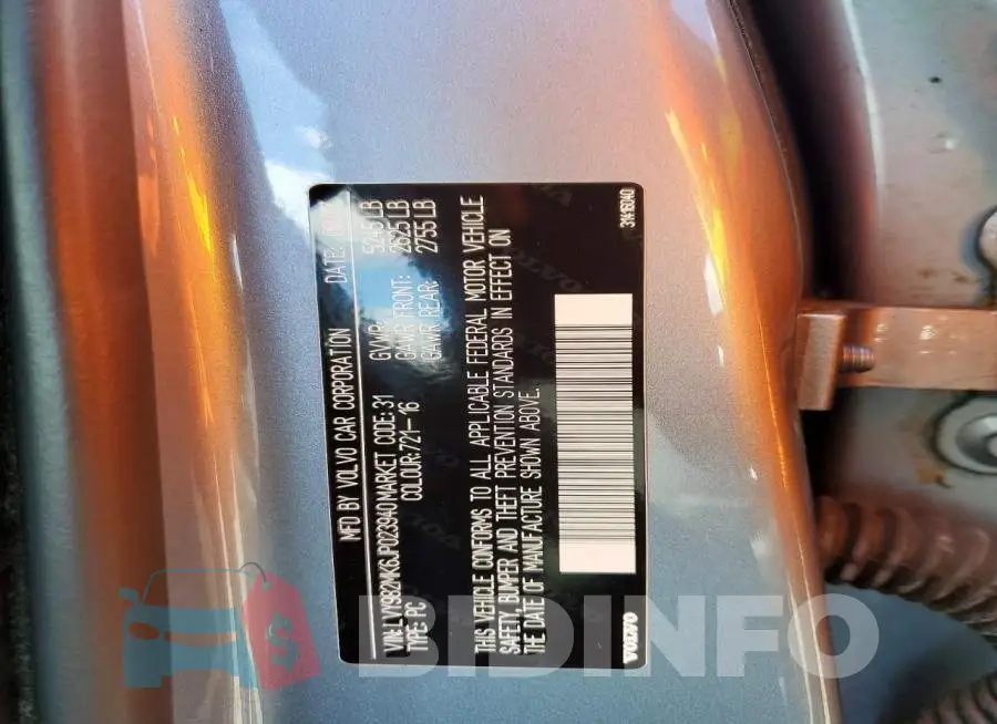 LVY982MK6JP023940 Photo# 12