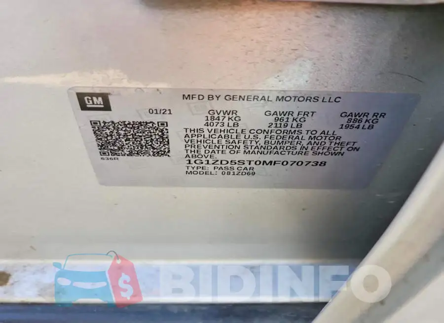 1G1ZD5ST0MF070738 Photo# 12