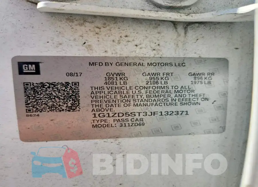 1G1ZD5ST3JF132371 Photo# 12