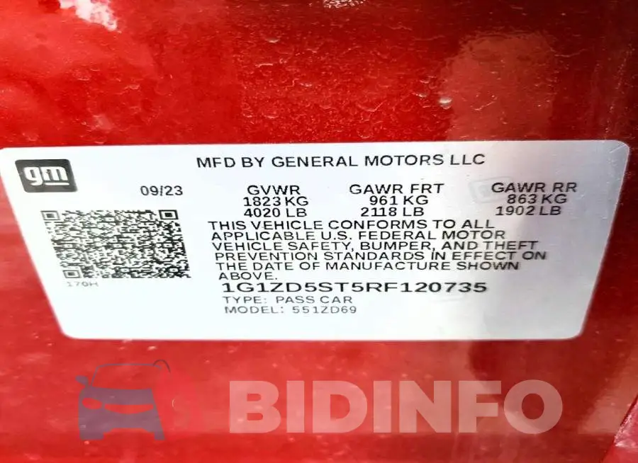 1G1ZD5ST5RF120735 Photo# 12