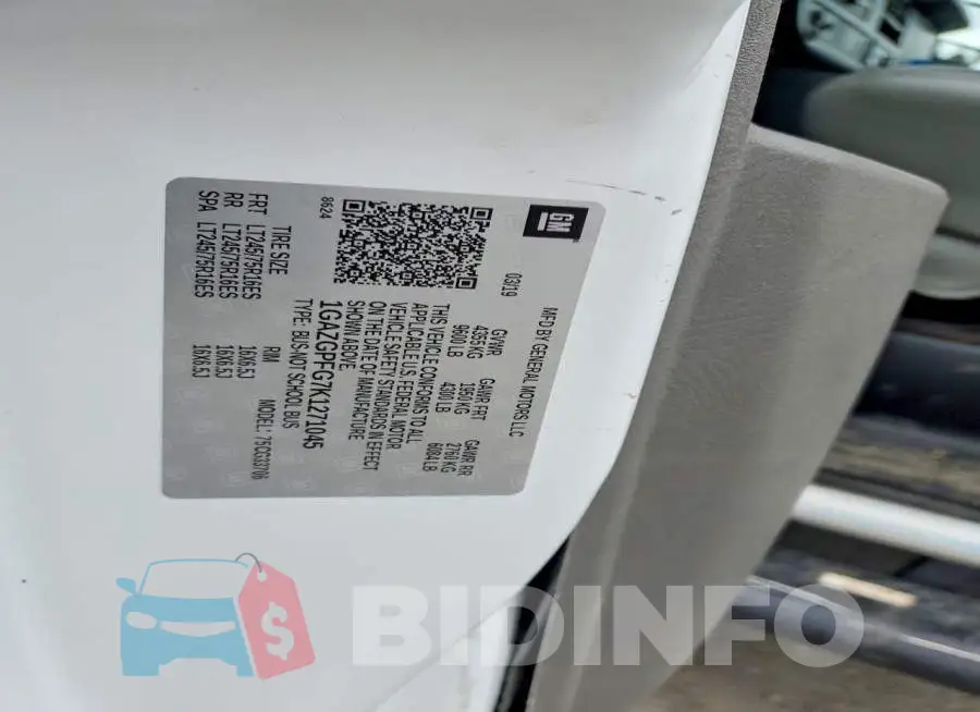 1GAZGPFG7K1271045 Photo# 13