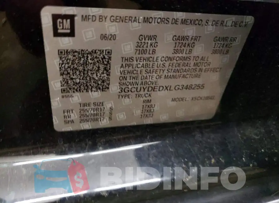 3GCUYDEDXLG348255 Photo# 13