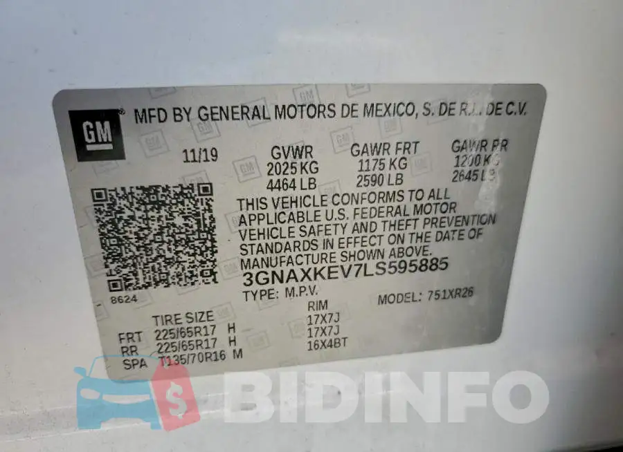 3GNAXKEV7LS595885 Photo# 12