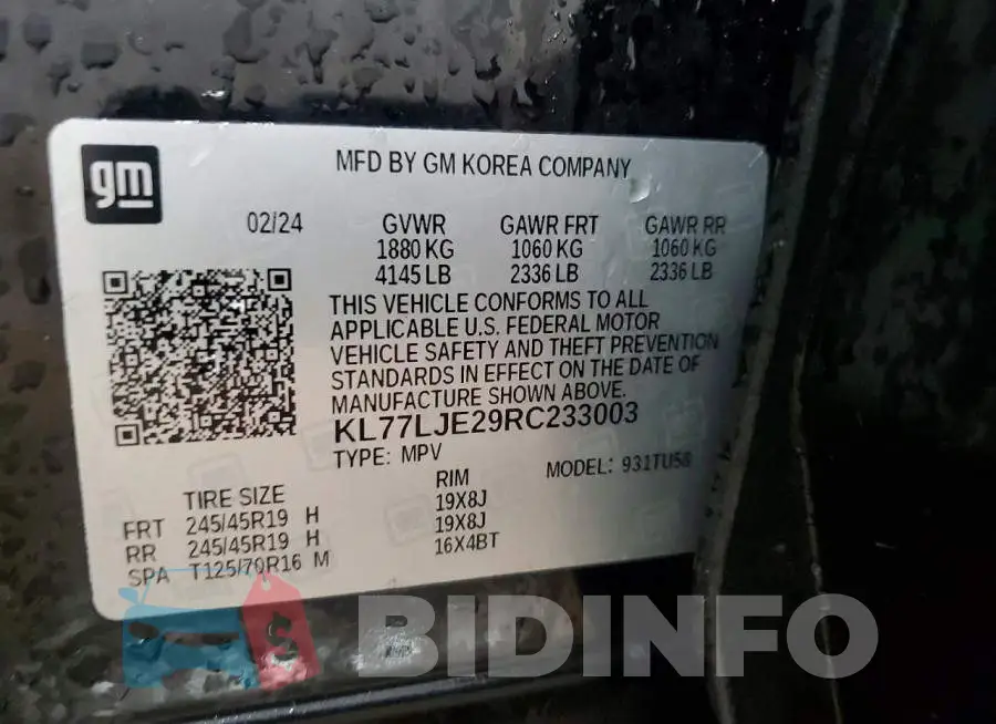 KL77LJE29RC233003 Photo# 12
