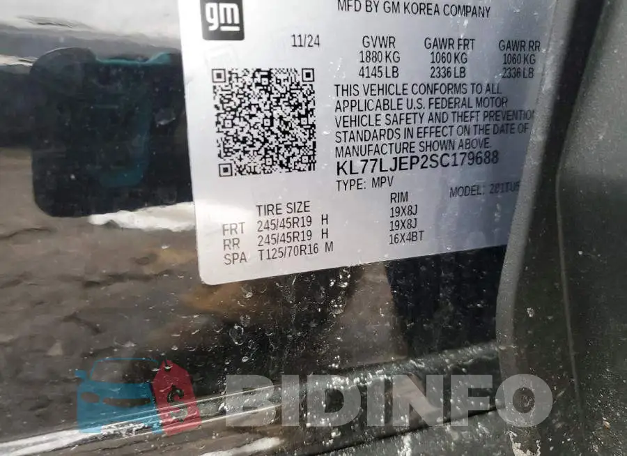 KL77LJEP2SC179688 Photo# 12