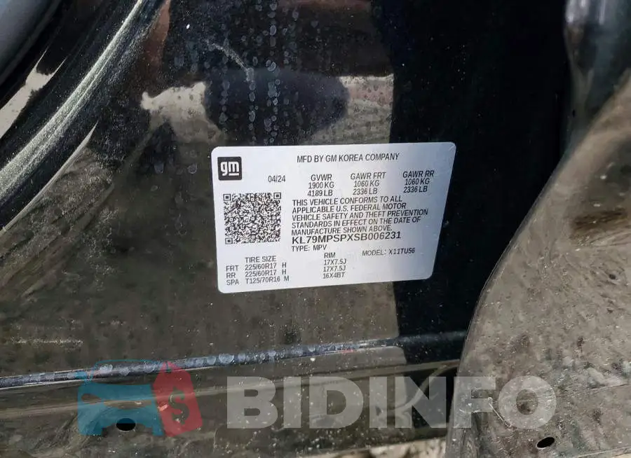 KL79MPSPXSB006231 Photo# 12